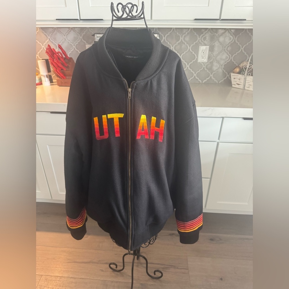 Men’s Utah Jazz bomber jacket size XL - Picture 10 of 12